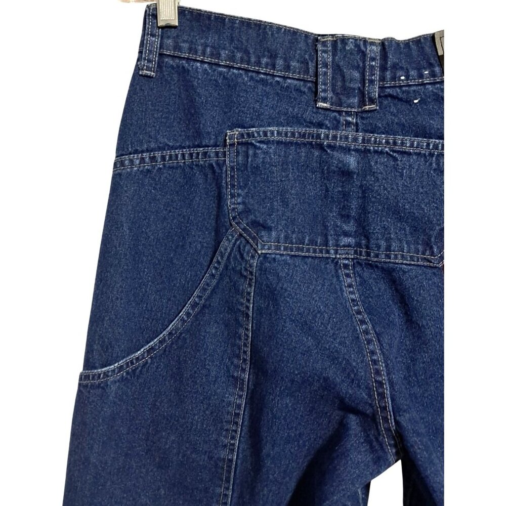Levis L2 Jeans Mens W 28 Dark Wash Blue Denim Baggy Relaxed Fit - Picture 11 of 14